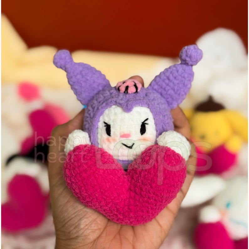 Valentines Crochet Pattern, Kitty Cat Crochet Amigurumi Market, Kitty and Friends Kawaii, Red Heart Love, Bunny Crochet, Puppy Dog Crochet
