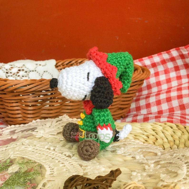 Christmas Crochet Pattern Plushie, Christmas Puppy Crochet, Xmas Tree Pattern, Reindeer Pattern, Crochet Santa Gnome Pattern, Elf Crochet