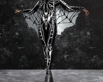 Halloween Spider Costume Set, Womens Halloween Outfit, Halloween Set For Women, Best Halloween Costume, Halloween Set, Spider Party Costume