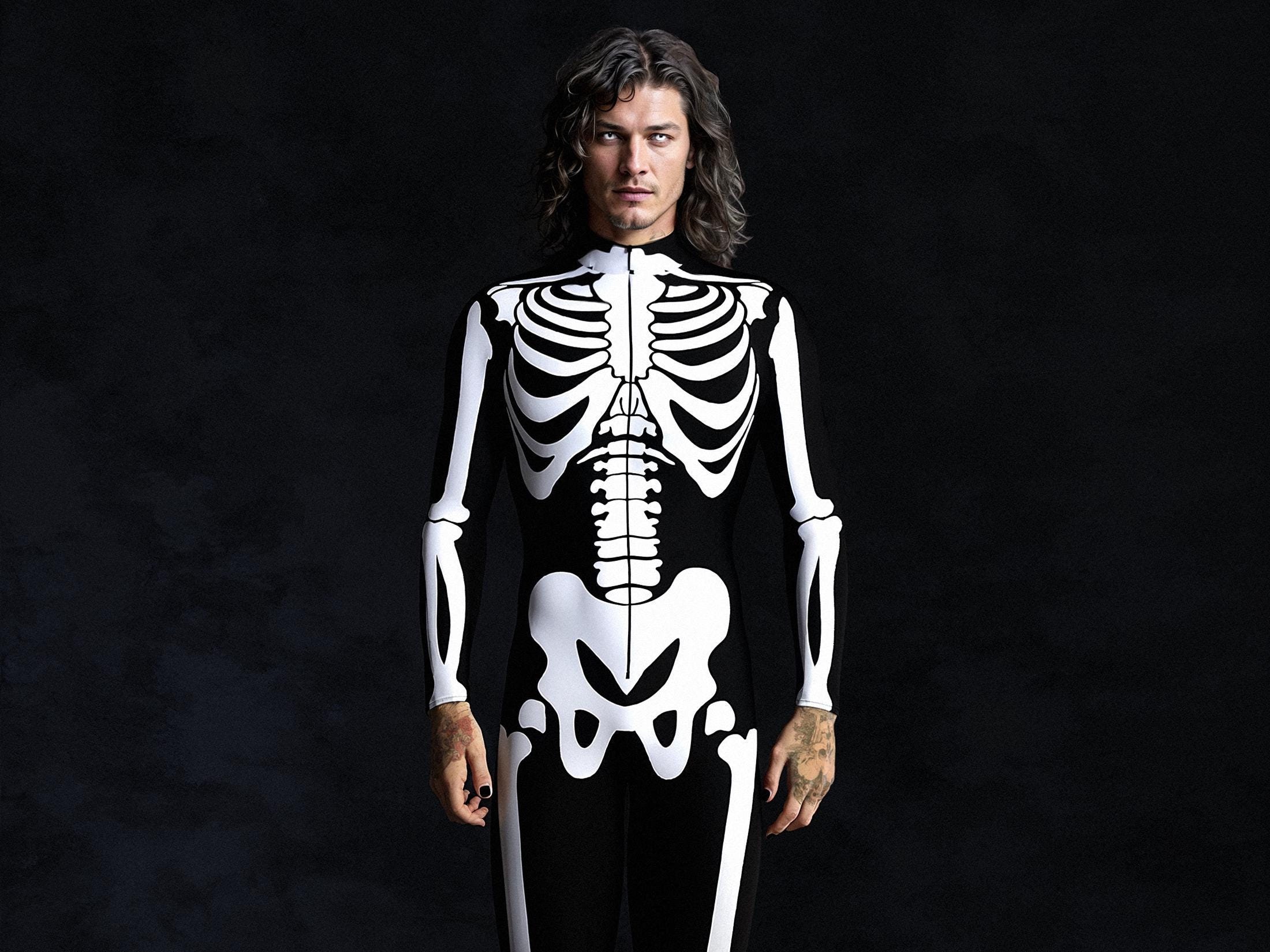 Circle Of Death Skeleton Herrenkostüm