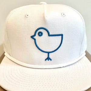 Birdie Golf Hat- Decky Rope Style, Golf Birdie Hat, Golf Gift, Fathers Day, Golf Hats