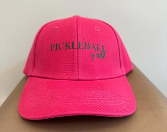 Pickleball Y'all Hat, Pickleball Visor, Custom Pickleball Hat, Embroidered Visor