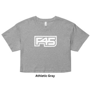 F45 Womens crop top, Gym Shirt, Workout Shirt image 6