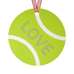 Tennis Ball Ornament, Christmas Ornament, Tennis Ornament, Holiday Ornament, Tennis Player Gift, Tennis Gifts For Women