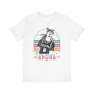ステフォン・キャッスルTシャツ、サンアントニオ・スパーズ レトロ選手Tシャツ、キャッスルTシャツ、キャッスル スパーズ選手 画像 1