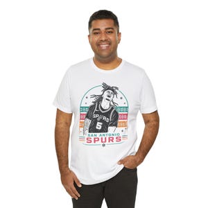 ステフォン・キャッスルTシャツ、サンアントニオ・スパーズ レトロ選手Tシャツ、キャッスルTシャツ、キャッスル スパーズ選手 画像 3