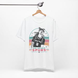 ステフォン・キャッスルTシャツ、サンアントニオ・スパーズ レトロ選手Tシャツ、キャッスルTシャツ、キャッスル スパーズ選手 画像 2