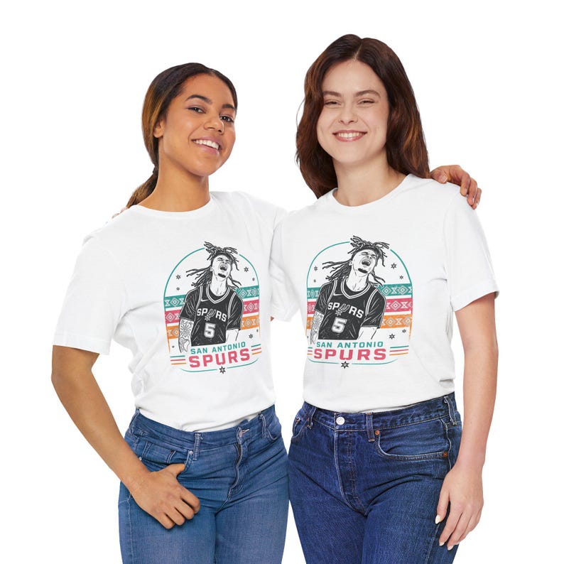 ステフォン・キャッスルTシャツ、サンアントニオ・スパーズ レトロ選手Tシャツ、キャッスルTシャツ、キャッスル スパーズ選手 画像 4
