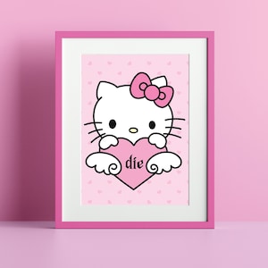 Inspirado en Hello Kitty - Impresión A4