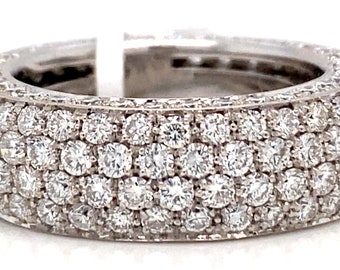 Elegant Diamond Anniversary Band