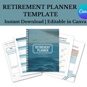 Retirement Planner | Comprehensive Template for Early and Simple Retirement Goals Minimalist Journal Daily Diary