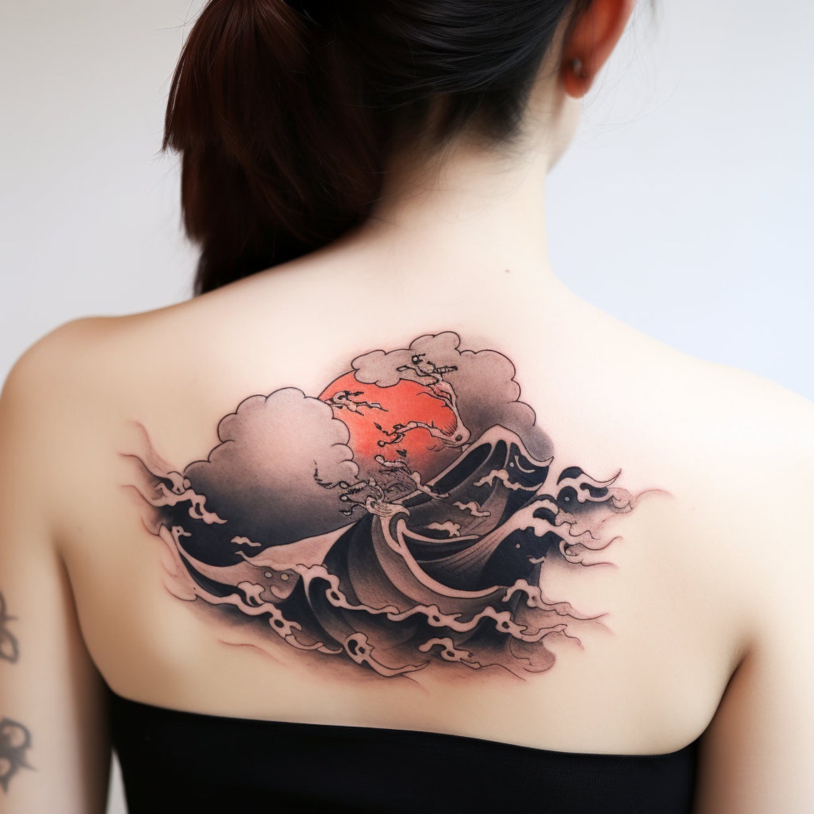 Minimal Japanese Themed Tattoo Ideas - Etsy