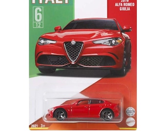 Matchbox / Estrellas de Italia / Alfa Romeo Giulia raro / 6/12 / HFF65