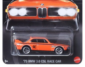 Hot Wheels Gran Turismo '73 BMW 3.0 CSL Coche de carreras HRV63