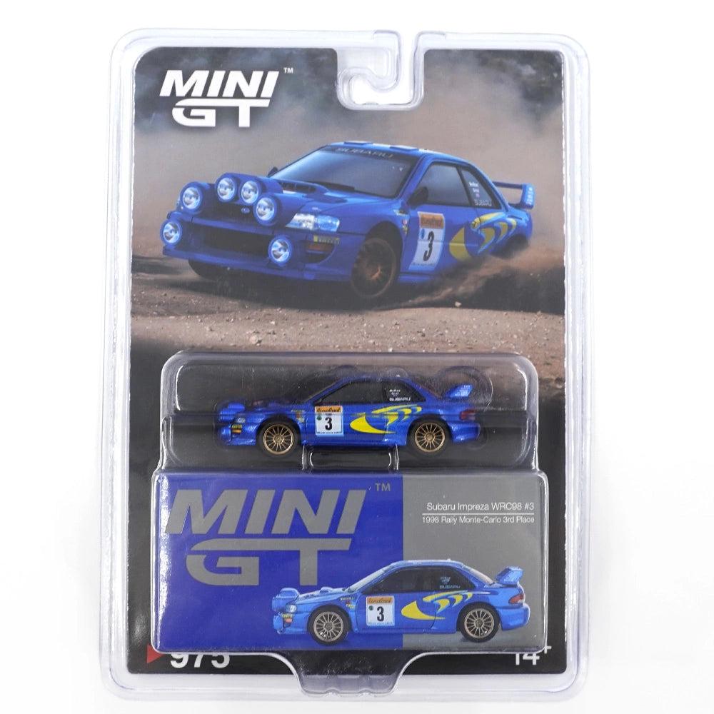 Minigt 1:64 Subaru Impreza WRC98 #3 – 1998 Rally Monte Carlo 3rd