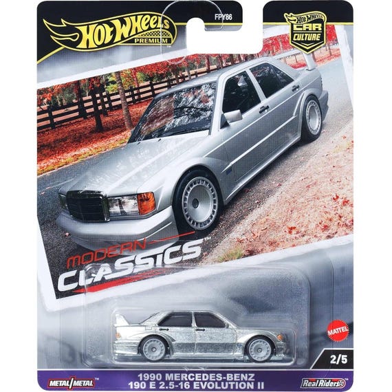 ホットウィール 1:64 1990 メルセデス・ベンツ 190 E 2.5-16
