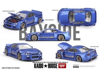 MiniGT 街道ハウス R34 チェイス Kaido House Chase MiniGT 街道ハウス R34 チェイス Kaido House Chase CHASE CAR 1/64