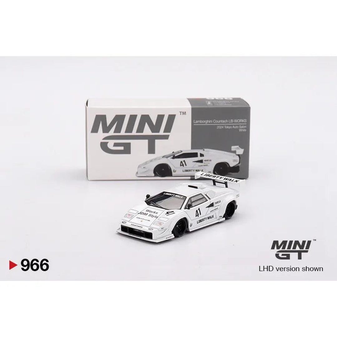 Minigt 1:64 Lamborghini Countach LB-WORKS White – Tokyo Auto Salon