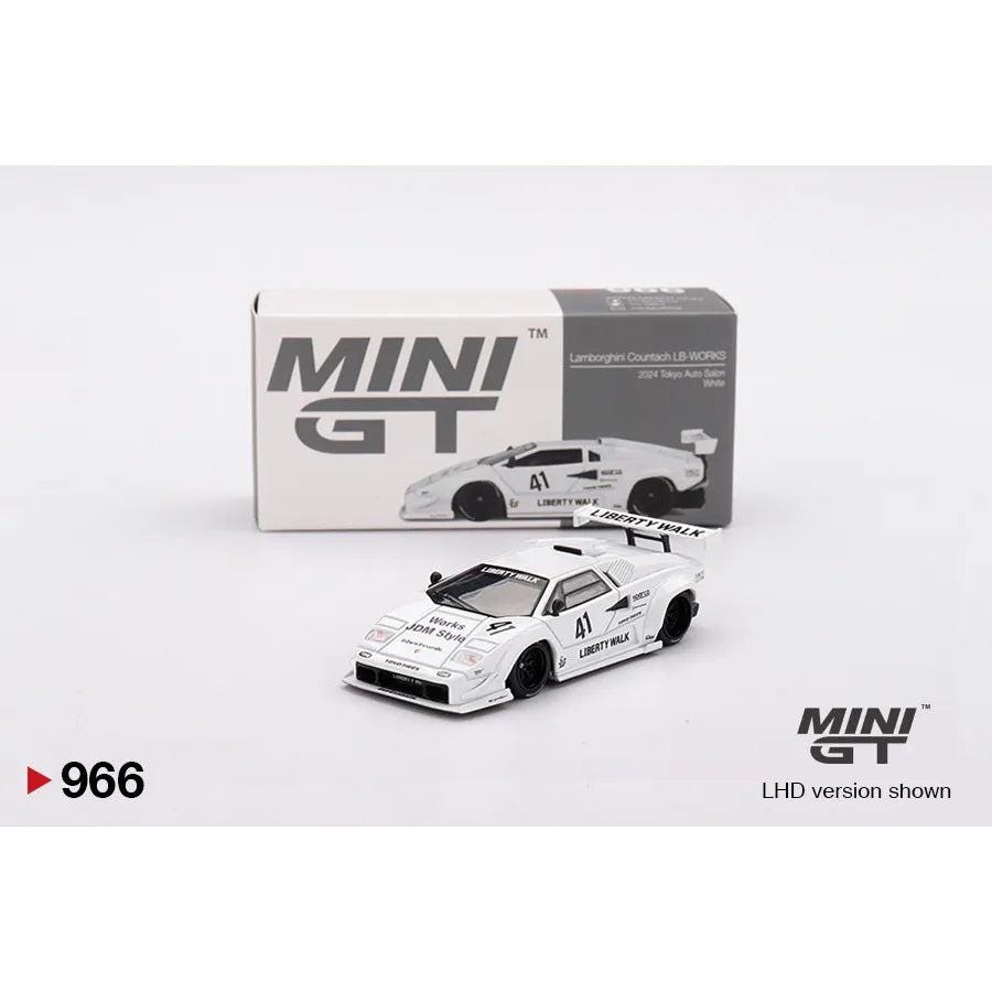 Minigt 1:64 Lamborghini Countach LB-WORKS White – Tokyo Auto Salon