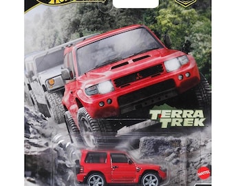 Hot Wheels Mitsubishi Pajero Evolution – Premium Terra Trek 1/64 Die-Cast Model