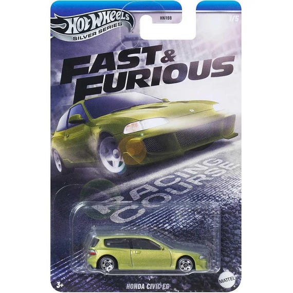 ホットウィール 1:64 ワイルド・スピード（シルバー）/レーシング