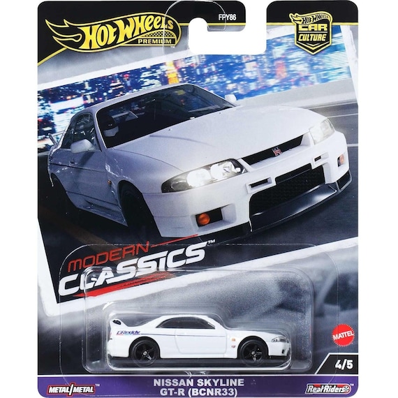アスラン様　ホットウィールスカイラインR33GT-Rカスタム 日産スカイラインGT-R R33 ホットウィール（カスタムリアルゴムタイヤ
