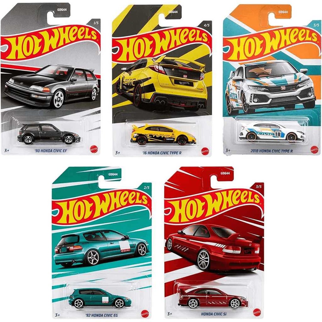 Hot Wheels ホンダ シビック 5セット Hot Wheels Honda Civic Anniversary Set of 5 – Iconic JDM