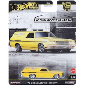 Hot Wheels 1:64 &#39;70 Chevelle SS Wagon - Autokultur Premium HW Fast Wagons JBK67 fpy86