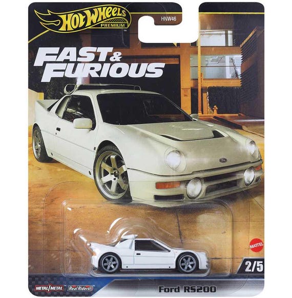 Hot Wheels Ford RS200 – Premium Fast & Furious HNW46 1/64 Die-cast