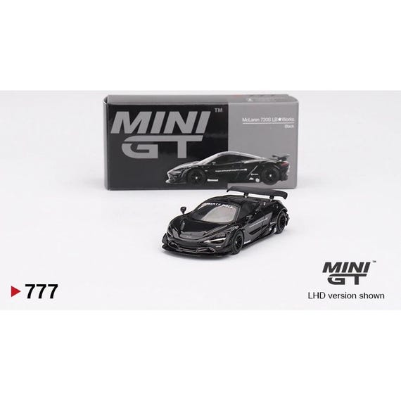 Minigt 1:64 Mclaren 720S Lbworks – Black #777 MGT00777 - Etsy