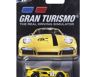 Porsche 911 GT3 RS de Hot Wheels – Gran Turismo HRV65, modelo de fundición a presión a escala 1/64