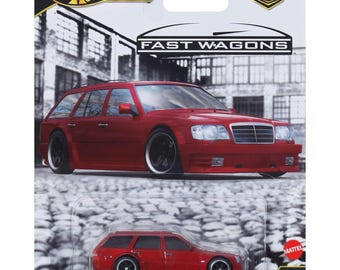 ホットウィール 1:64 メルセデス・ベンツ E 36 AMG レッド – カー