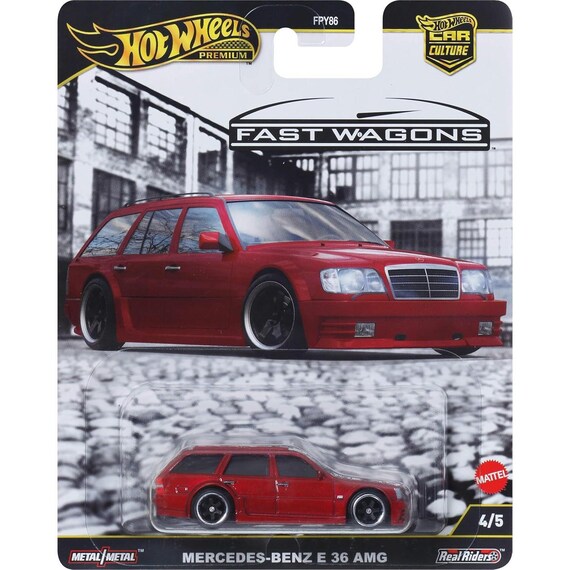 Hot Wheels 1:64 Mercedes-benz E 36 AMG Red – Car Culture Premium