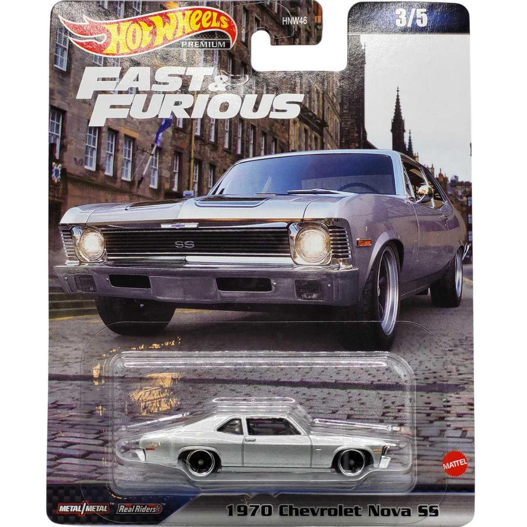 Hot Wheels 1970 Chevrolet Nova SS – Premium Fast & Furious Case