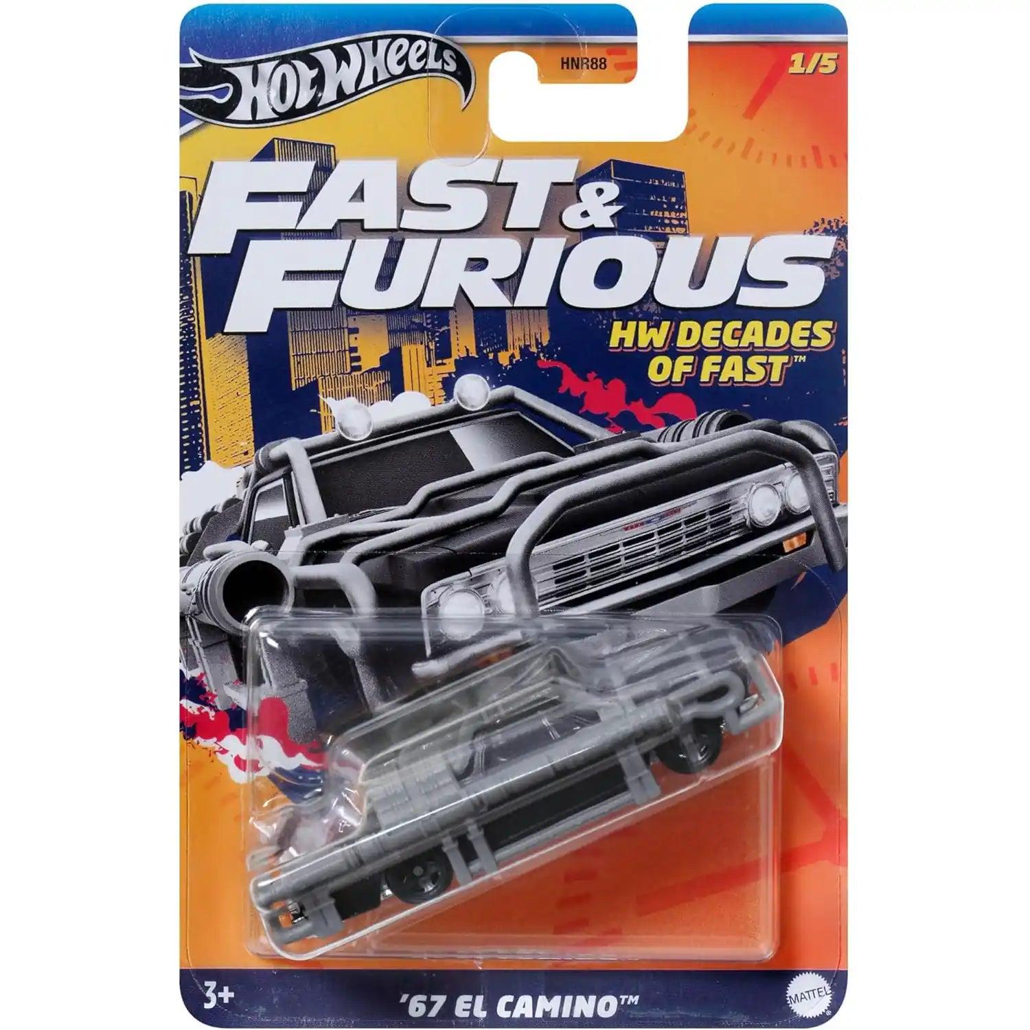 ホットウィール ホットワンズ '80s エルカミーノブラックウォール 新品 極上 ホットウィール 1:64 '67 エルカミーノ – ワイルド・スピード HW