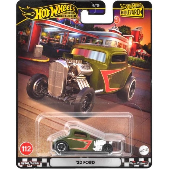 Hot Wheels '32 Ford – Premium Boulevard #112 JFM94 1/64 Die-cast