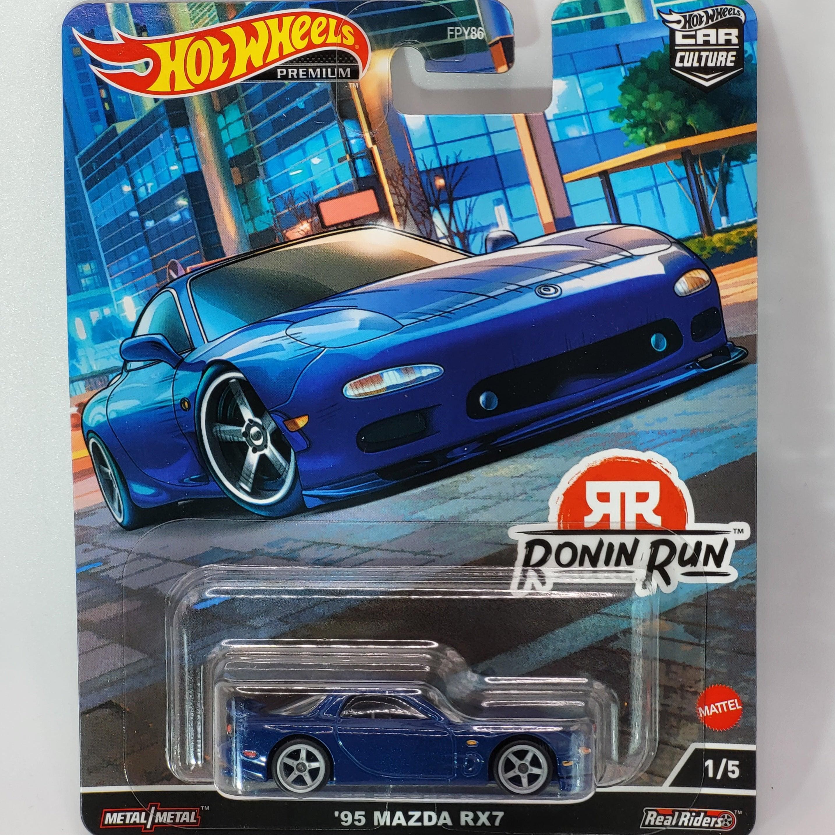 Hot Wheels '95 Mazda RX-7 – Premium Real Riders Ronin Run 1/64 Die