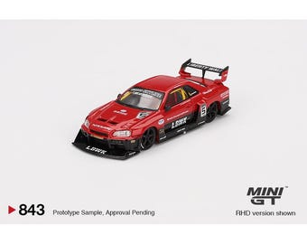 Mini Gt 1/64 1999 Nissan Skyline GT-R (R34) V-spec, Active Red - Etsy