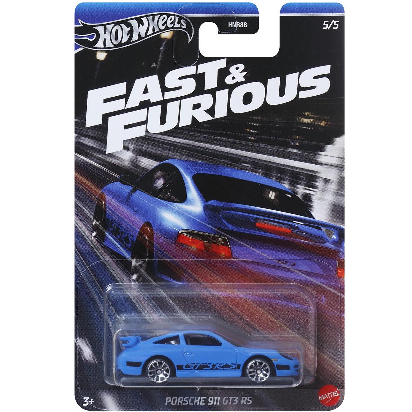 Hot Wheels Porsche 911 GT3 RS – Fast & Furious 1/64 Die-cast