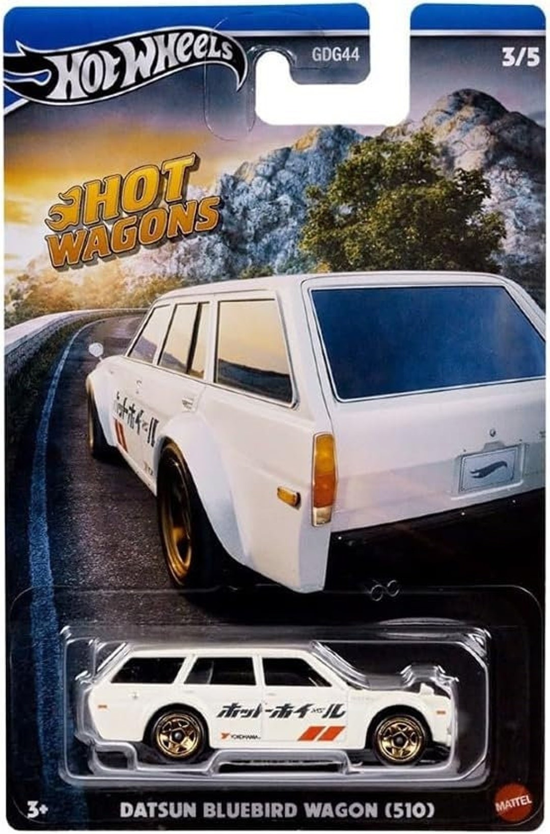 Hotwheels Datsun Bluebird Wagon 510 HOT WAGONS 3/5 | 2024