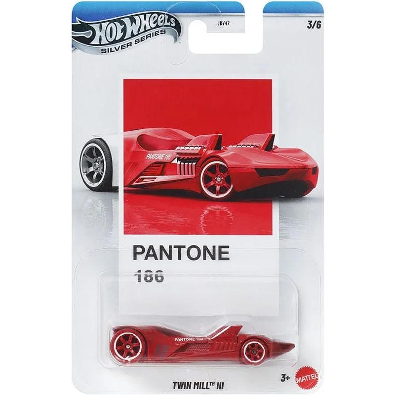 Hot Wheels 1:64 Twin Mill III – Silver Series Pantone 186 JKY47