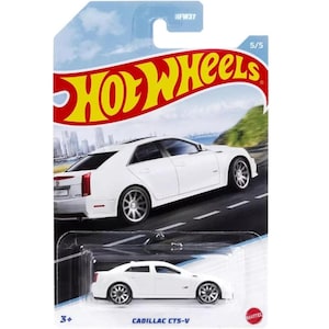 Hot Wheels 1:64 Cadillac CTS-V – Luxury Sedans HDH16 HFW37 Die-Cast Model