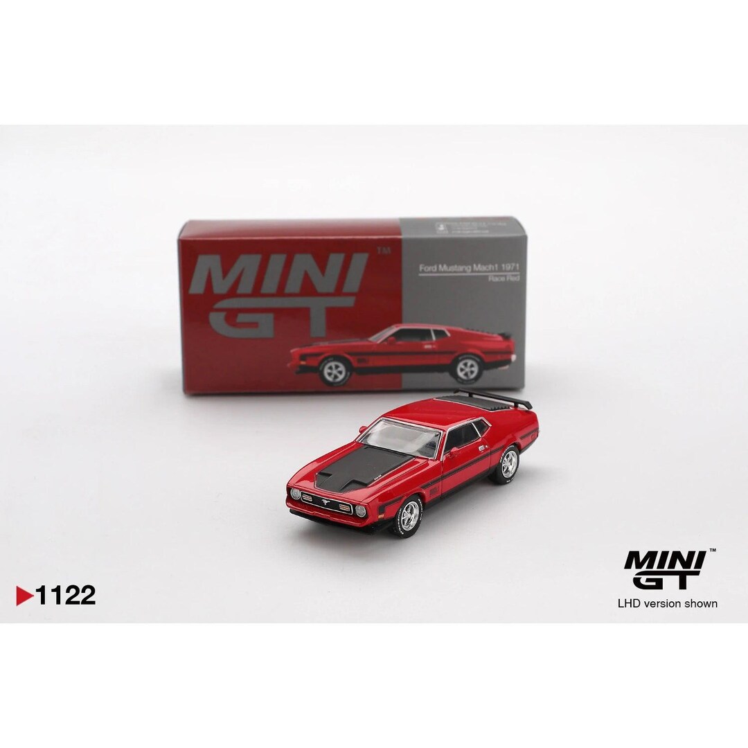 Minigt 1:64 Ford Mustang Mach 1 1971 – Race Red #1122 MGT01122 - Etsy