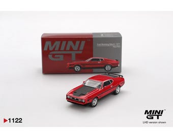 Minigt 1:64 Ford Mustang Mach 1 1971 – Race Red #1122 MGT01122 - Etsy