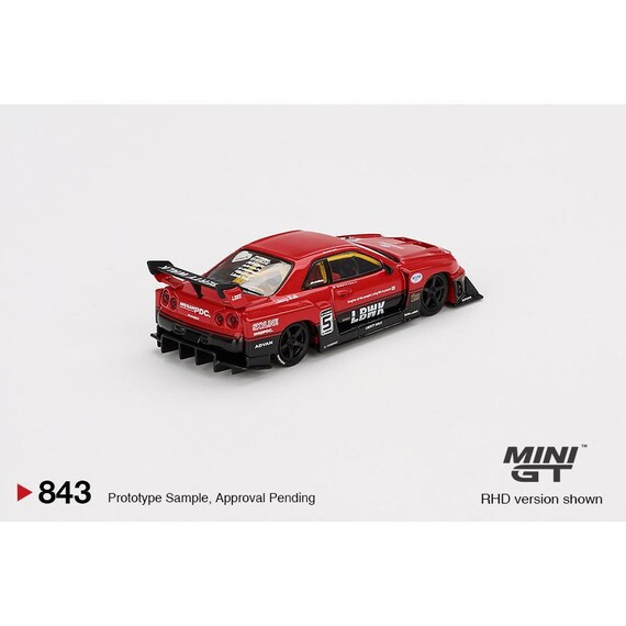 Minigt 1:64 Nissan Skyline GT-R (R34) Super Silhouette – #843