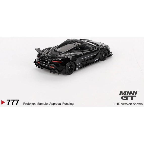 Minigt 1:64 Mclaren 720S Lbworks – Black #777 MGT00777 - Etsy