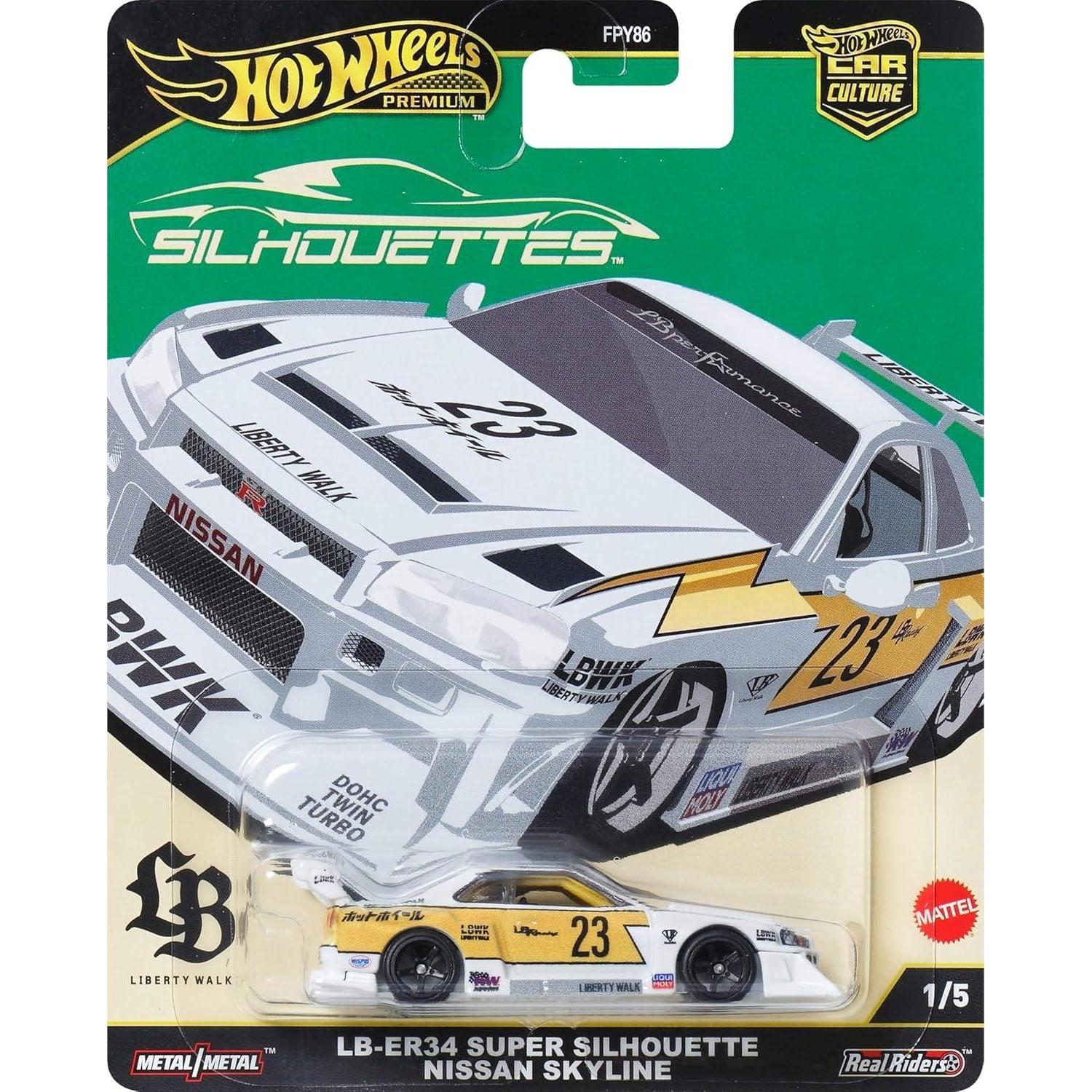 Hot Wheels 1:64 LB-ER34 Super Silhouette Nissan Skyline – Car