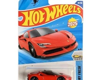 Hot Wheels 1:64 Ferrari SF90 Stradale – Factory Fresh 5/5 Case J Red 191/250