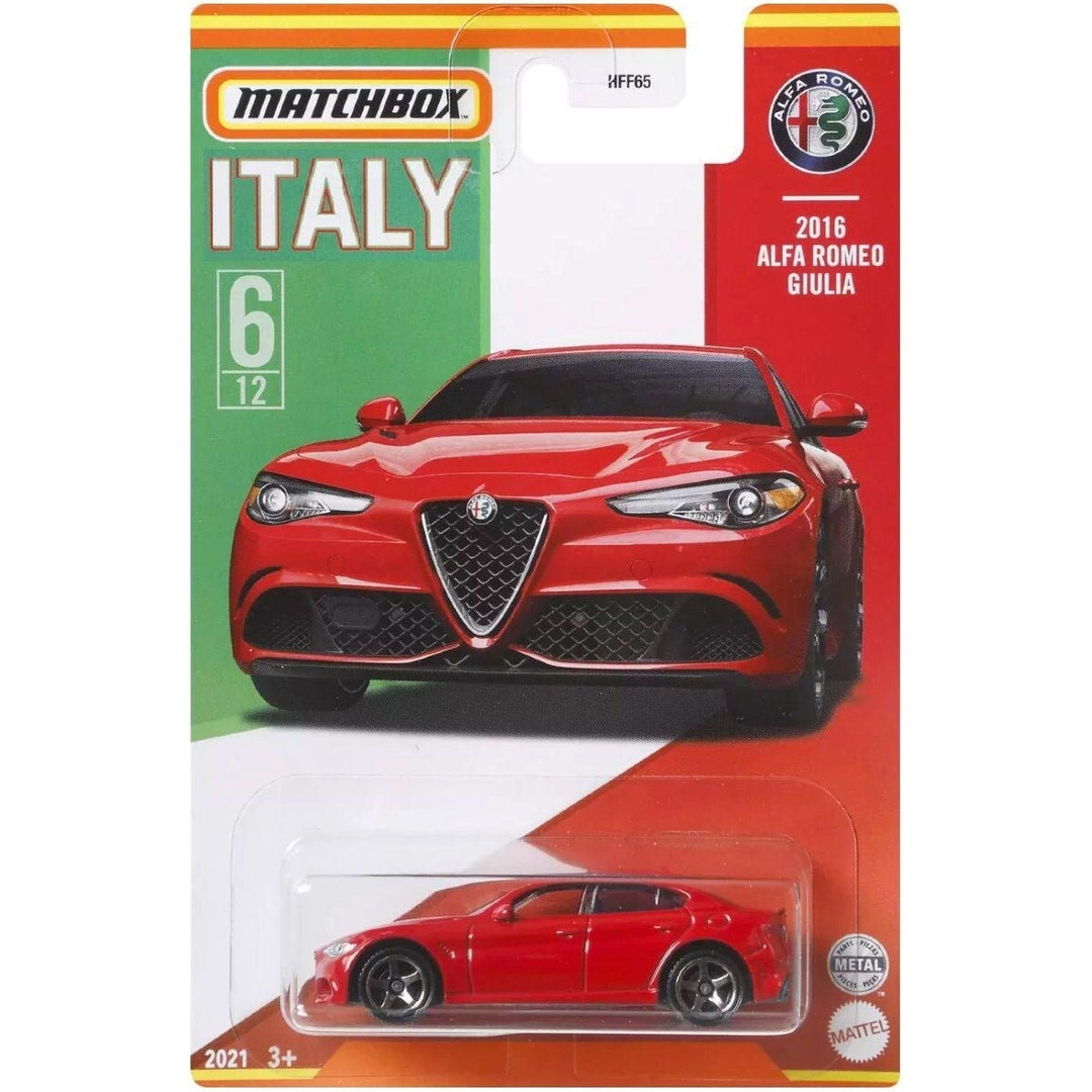 Matchbox | Stars of Italy | 2016 Alfa Romeo Giulia | 6/12