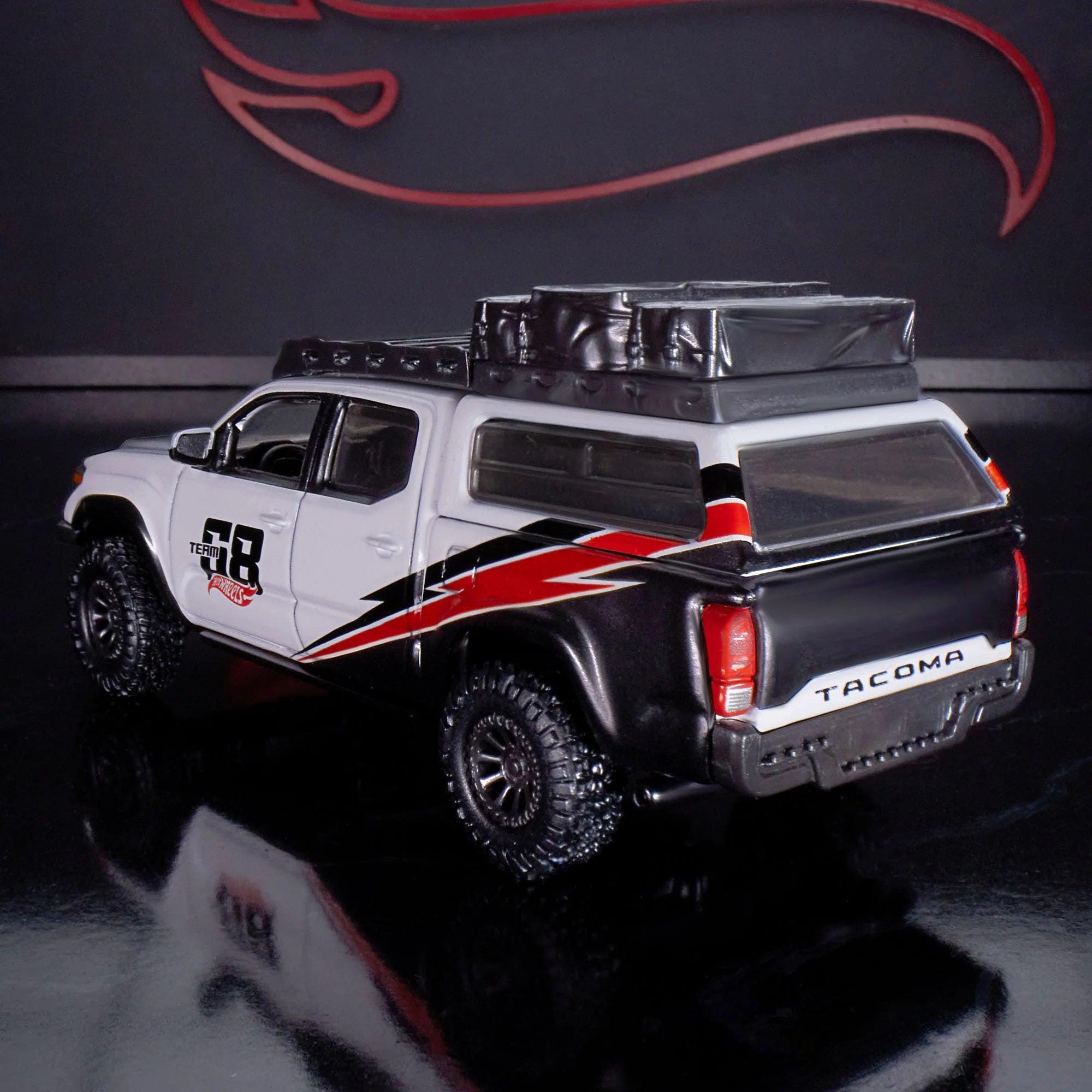 Hot Wheels Elite 64 Mod Shop '17 Toyota Tacoma – Solid Gloss White